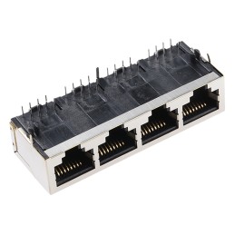 1 pcs - HARTING RJ Industrial Series Female RJ45 Connector, Through Hole, Cat5