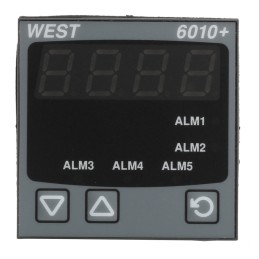 1 pcs - West Instruments 6010 LED Process Indicator for RTD, Thermocouples, 45mm x 45mm
