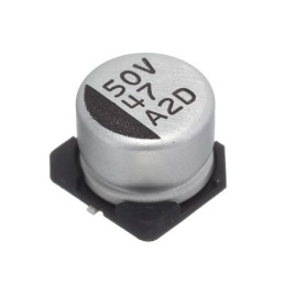 10 pcs : ATB476M050F065 - Aluminium Electrolytic Capacitors - SMD 50VDC 47uF 20% 8x6.5mm