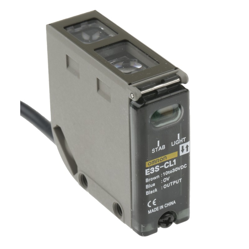 1 pcs - Omron Background Suppression Distance Sensor, Block Sensor, 5 - 200 mm Detection Range