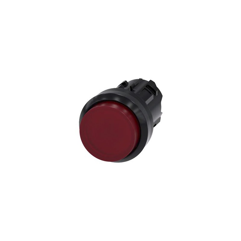 1 pcs - Siemens SIRIUS ACT Series Red Momentary Push Button, 22mm Cutout, IP66, IP67, IP69K