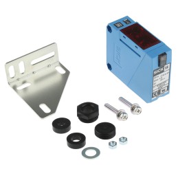 1 pcs - Sick Diffuse Photoelectric Sensor, Block Sensor, 5 mm - 1.5 m Detection Range