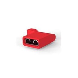 10 pcs : 2-520129-2 - Terminals FLAG RECP 22-18 .250 .250 x .032