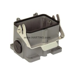 1 pcs - HARTING Han B Heavy Duty Power Connector Housing, M40 Thread