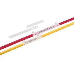 1 Bag of 100 - HellermannTyton Black Polyamide Plate