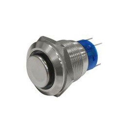 1 pcs - RS PRO Illuminated Push Button Switch, Momentary, Panel Mount, 19.2mm Cutout, DPDT, Green LED, 250V ac, IP67