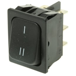 1 pcs - Marquardt DPDT, On-On Rocker Switch Panel Mount