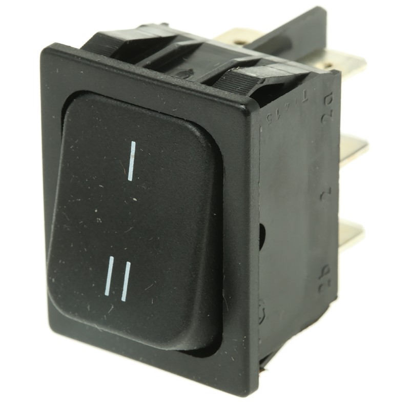 1 pcs - Marquardt DPDT, On-On Rocker Switch Panel Mount