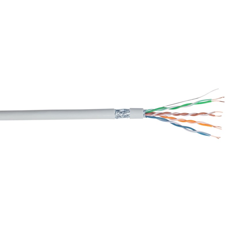 1 Reel of 305 M - CAE Cat5e Ethernet Cable, F/UTP, Grey LSZH Sheath, 305m, Low Smoke Zero Halogen (LSZH)