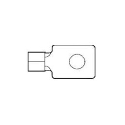 10 pcs : 35129 - Terminals TERMINAL,BUDG RECT 16-14 .110