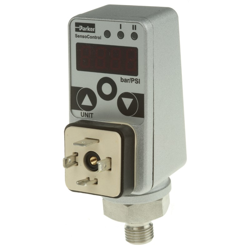 1 pcs - Parker Pressure Switch, G 1/4 0bar to 600 bar