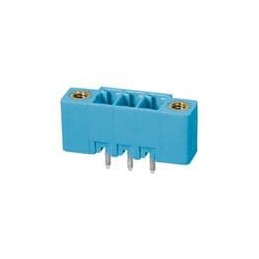 10 pcs : TBP02R2W-381-03BE - Pluggable Terminal Blocks Terminal block, pluggable, w screw lock, 3.81, receptical, 3 pole, blue