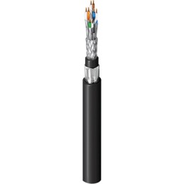 1 Reel of 305 M - Belden Cat6a Ethernet Cable, S/FTP, Black PVC Sheath, 305m, Flame Retardant