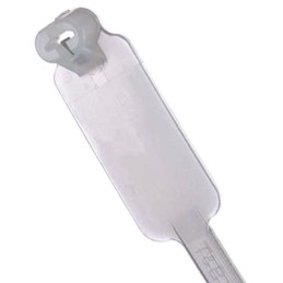 1 Bag of 1000 - Thomas & Betts Cable Ties, 180.34mm x 4.57 mm, Natural Nylon, Pk-100
