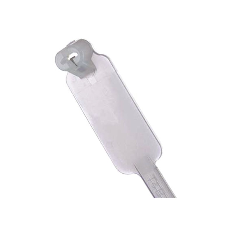 1 Bag of 1000 - Thomas & Betts Cable Ties, 180.34mm x 4.57 mm, Natural Nylon, Pk-100