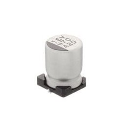 10 pcs : ATB477M016F102 - Aluminium Electrolytic Capacitors - SMD 16VDC 470uF 20% 8x10.2mm