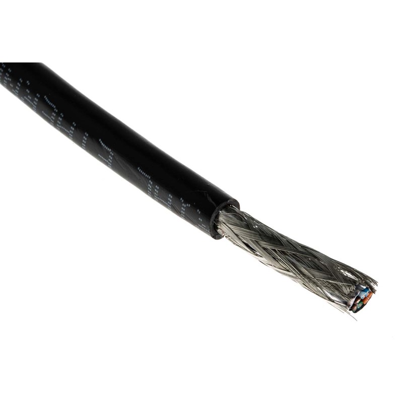 1 Reel of 305 M - Belden Cat5e Ethernet Cable, SF/UTP, Black PVC Sheath, 305m