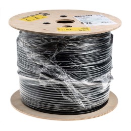 1 Reel of 305 M - Belden Cat5e Ethernet Cable, SF/UTP, Black PVC Sheath, 305m