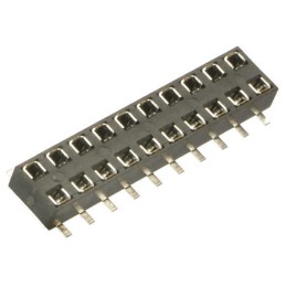 1 pcs - HARWIN Straight Surface Mount PCB Socket, 16-Contact, 2-Row, 2mm Pitch, Solder Termination