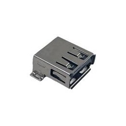 10 pcs : RAHUA20E - USB Connectors USB 2.0 RA SMT