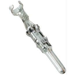 1 Reel of 3500 - TE Connectivity Male Crimp Circular Connector Contact, Wire Size 20 - 17 AWG