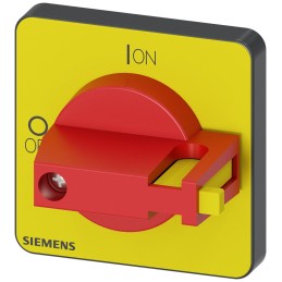 1 pcs - Siemens Red/Yellow Rotary Handle, SENTRON Series