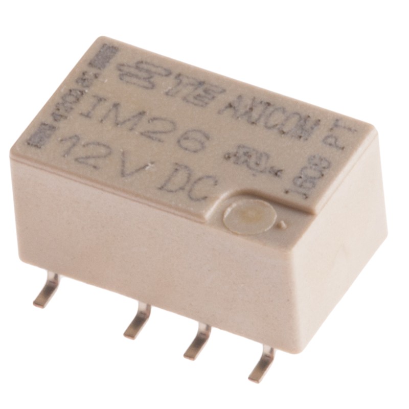 1 pcs - TE Connectivity Surface Mount Signal Relay, 12V dc Coil, 2A Switching Current, DPDT