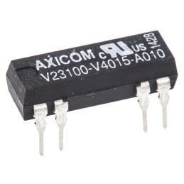 1 pcs - TE Connectivity PCB Mount Reed Relay, 15V dc Coil, SPST, 0.5 A Max, 2000Ω