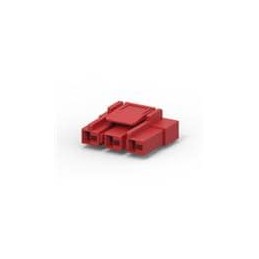 10 pcs : 1-1903414-2 - Heavy Duty Power Connectors GHC 9.0 3POS PLUG HOUSING- RED