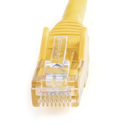 1 pcs - StarTech.com Cat6 Straight Male RJ45 to Straight Male RJ45 Ethernet Cable, U/UTP, Yellow PVC Sheath, 1.5m, CMG Rated