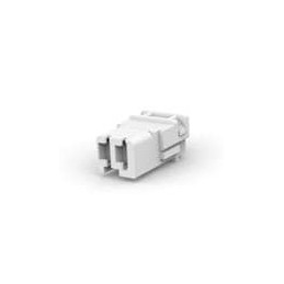 10 pcs : 142680-9 - Terminals HOUSING POS LOCK MK III 2 P WHITE