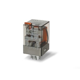 1 pcs - Finder Plug-In Mount Relay, 24V dc Coil, 10A Switching Current