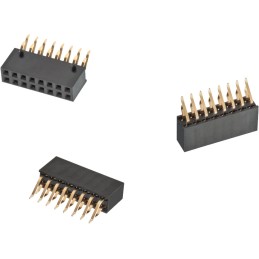 1 pcs - Wurth Elektronik WR-PHD Series Angled PCB Socket, 24-Contact, 2-Row, 2.54mm Pitch