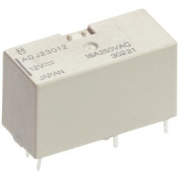 1 pcs - Panasonic PCB Mount Latching Power Relay, 24V dc Coil, 10A Switching Current, DPDT