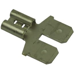 1 Box of 1000 - TE Connectivity Female to Male Spade Connector, Adapter, 6.35 x 0.81mm Tab Size