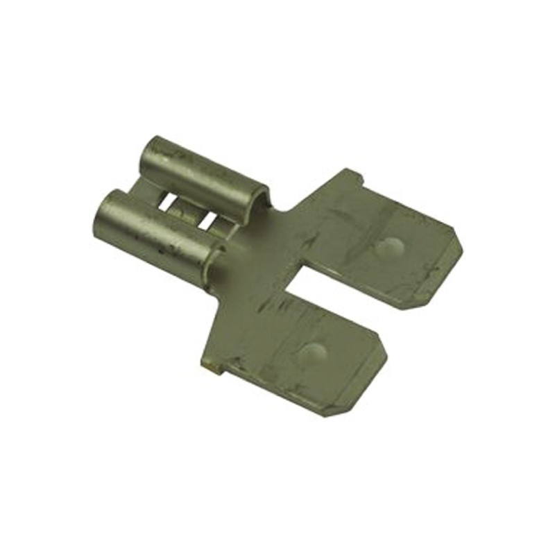 1 Box of 1000 - TE Connectivity Female to Male Spade Connector, Adapter, 6.35 x 0.81mm Tab Size