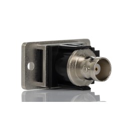 1 pcs - RS PRO, jack Panel Mount BNC Connector, 50Ω, Cable Termination, Straight Body