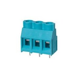 10 pcs : TB005-762-03BE - Fixed Terminal Blocks Terminal block, screw type, 7.62 , horizontal, 3 poles, CUI Blue, slotted screw,