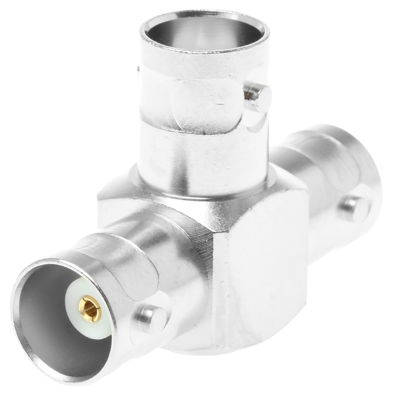 1 pcs - Telegartner Tee 50Ω RF Adapter BNC Socket to BNC Socket 4GHz