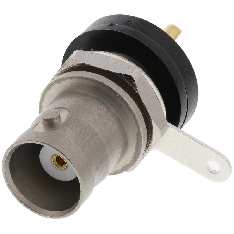1 pcs - Telegartner, jack Panel Mount BNC Connector, 50Ω, Solder Termination, Straight Body