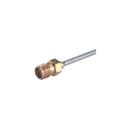 1 pcs - Huber+Suhner 21_SMA-50-3-15/111_NE Series, jack Cable Mount SMA Connector, 50Ω, Straight Body