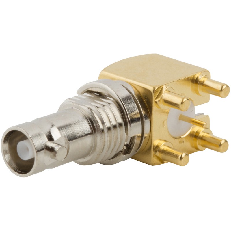 1 pcs - Amphenol RF 034-1030-12G Series, jack Through Hole, 75Ω, Solder Cup Termination, Straight Body