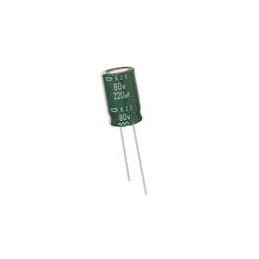 10 pcs : EKZE101ELL221MK25S - Aluminium Electrolytic Capacitors - Radial Leaded 100volts 220uF 12.5X25