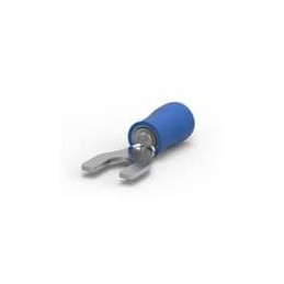 10 pcs : 8-32060-1 - Terminals NYL-FORK 16-14 BLU 6 M3.5+