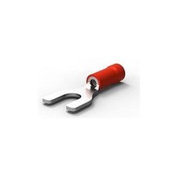 10 pcs : 8-34155-1 - Terminals PVC-FORK 22-16 RED 8 M4+