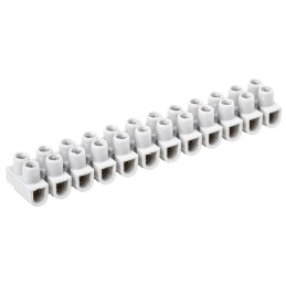 1 pcs - Legrand Non-Fused Terminal Block, 12-Way, 15A, 2.5 mm² Wire, Screw Down Termination