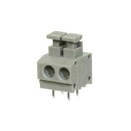 10 pcs : TBL001-500-02GY-2GY - Fixed Terminal Blocks Terminal block, screwless, 5.00, horizontal, 2 poles, cool gray