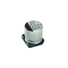 10 pcs : GYA1H470MCQ1GS - Aluminium Organic Polymer Capacitors 50VDC 47uF 20% AEC-Q200