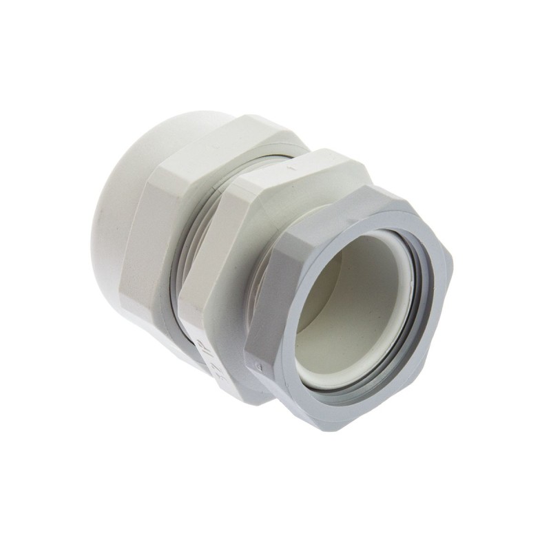1 Box of 3 - SIB WADI-TEC Series Grey PA 6 Cable Gland, M32 Thread, 15mm Min, 24.5mm Max, IP68