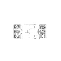 10 pcs : 174204-1 - Terminals 250 FASTON PLUG 6P